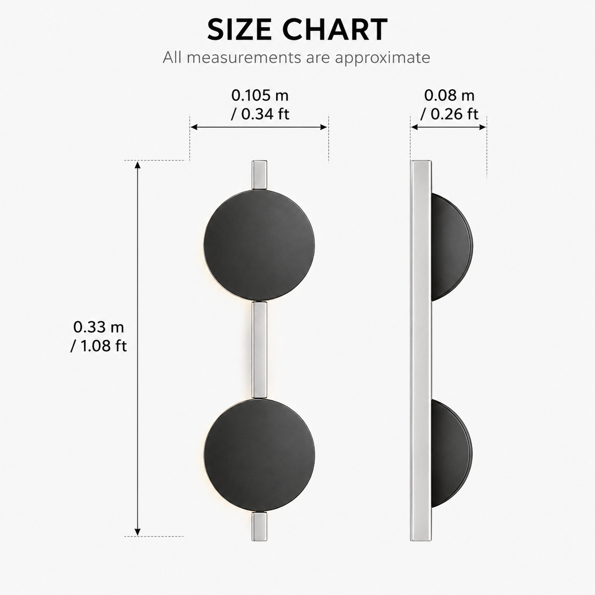 Wave Textured Stainless Steel Wall Lamp | Modern Minimalist Sconce